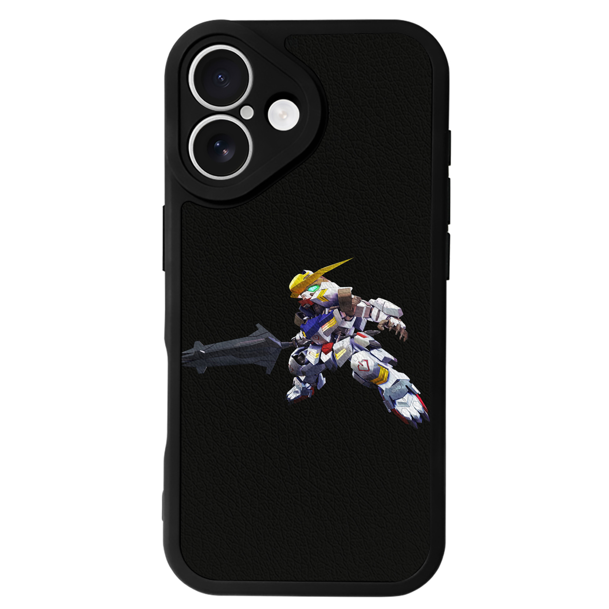 （画像用） 機動戦士ガンダム Mobile Suit Gundam 【iPhone 16シリーズ対応】シリコンスマホケース（レザー調） 材質：シリコン